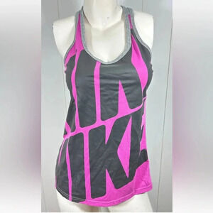 NIKE Tank Top Workout Shirt Dri Fit Loose Size Small